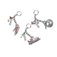 Set of 8 TROFI Collectible Mystery Keychain in a silver foil packet.