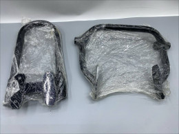 Set of 2 Rear grab handle/crash bar for black big bike motorcycle.