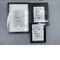 set of 3 IKEA RÖDALM picture frame, black.