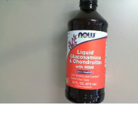 Now Liquid Glucosamine and chondroitin with MSM Now Liquid Glucosamine and chondroitin with MSM