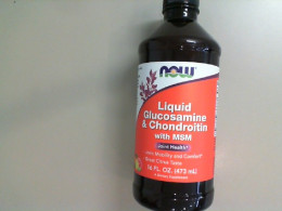 Now Liquid Glucosamine and chondroitin with MSM