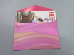 Anime envelope and anime postcard