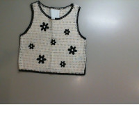Knitted baby vest
