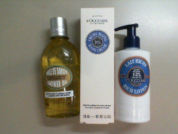 Cosmetic set Loccitane (Hand cream. body lotion. Shower oil)