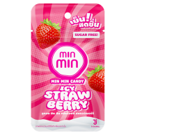 Min Min Icy Strawberry Flavored Candy