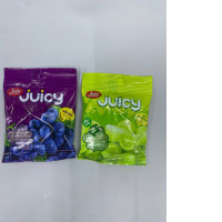 Set of 2 Jelfy Juicy grape and muscat grape flavored gelatin jellies. 