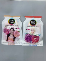 Set of 2 Sunsu Konjac Jelly in Peach & Lychee and Grape & Strawberry Flavors