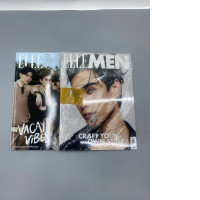set of 2 magazine elle men