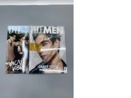 set of 2 magazine elle men
