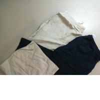 Set of 2 men's trousers, black and beige