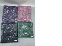 Set of 4 A tie-dye of cotton fabric printed with small floral and paisley patterns, Liberty Fabric, 8 meters long.