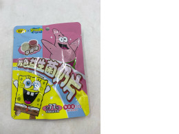 set of 3 KKYX and SpongeBob SquarePants' strawberry-flavored biscuit sticks.