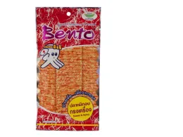 set of 4 Bento Squid Seafood Snack Sweet & Spicy Flavor 20G.
