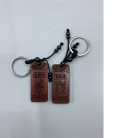 set of 2 This carved wooden keychain is a collectible item classified as a Chinese lucky charm.