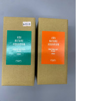 Set of 2 ADA Nature Aquarium Green Bacter Plus and Phyton-Git Plus, which are plant supplements for aquariums. 