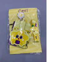 CERI LEATHER MULTI CARD HOLDER WITH STRAP