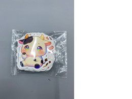 Cow-shaped sticker