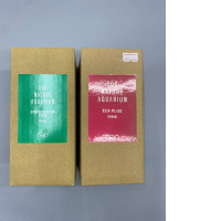 Set of 2 The box with the green label contains ADA Nature Aquarium Green Bacter Plus, a bacterial additive. The box with the red label contains ADA Nature Aquarium ECA Plus, a plant supplement containing iron and organic acids to enhance plant coloration.