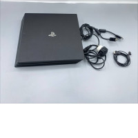 Sony PlayStation 4 Pro 1TB game console with charging cable. (NOT NEW)