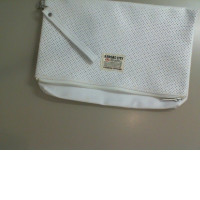 White clutch bag