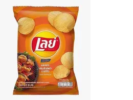Lay's Rock Wavy Chips, Extra Barbecue Flavor, 46 grams. Lay's Rock Wavy Chips, Extra Barbecue Flavor, 46 grams.