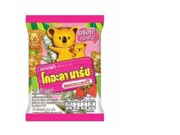 set of 2 Koala March Strawberry Flavored Cookies, 19.5 grams