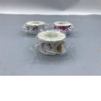 Set of 3 Cat-shaped sticker tape roll