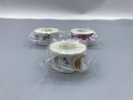 Set of 3 Cat-shaped sticker tape roll