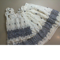 Children's suit with a skirt and top