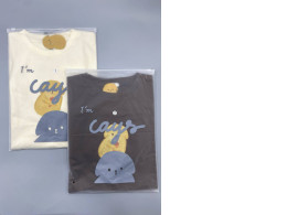 Set of 2 Share My Heart" Milk and Mocha Bear T-shirts in white and brown. Set of 2 Share My Heart" Milk and Mocha Bear T-shirts in white and brown.