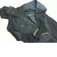 Black jacket with a zipper