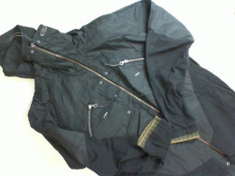 Black jacket with a zipper