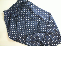 Blue polka dot skirt