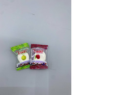 Set of 2 Mildy brand assorted flavor marshmallows filled with cream. 