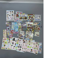 Set of 48 Korean celebrity stickers