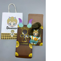  Zoe plush keychain from the Pop Mart "Mistveil Manor" series, which is part of a collectible toy brand. #50 