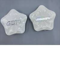 Set of 2  GOT7's debut mini-album, Got It, released in 2014, includes a photobook and random photocards. The case has a unique star-shaped design with a white exterior. #67