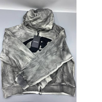 This grey zip-front hoodie from HALF SAVAGE is made from thick, pre-washed cotton. #71 This grey zip-front hoodie from HALF SAVAGE is made from thick, pre-washed cotton. #71