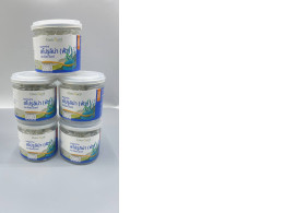 A set of 5 pieces Thailand brand MoonFarms, blue spirulina powder for making a drink , a dietary supplement with spirulina powder, 50 g.