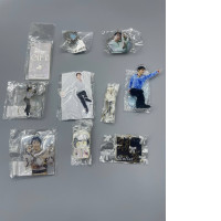 Set of japanese keychains, badges and acrylic stands Set of japanese keychains, badges and acrylic stands