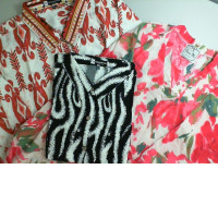 Set of 3 women's dresses, colored