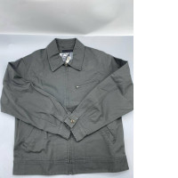  Urban Classics Overdyed Workwear Jacket in a dark shadow or brown color. 