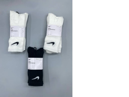 Set of 3 Nike White and black knee-high socks 