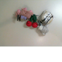 Set of 4 soft keychains