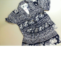 Children's elephant costume, shirt and shorts