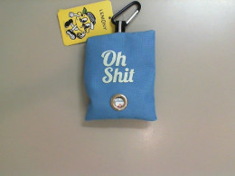 A pouch with bags for cleaning up after dogs