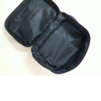 Black cosmetic bag