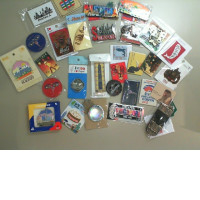 A large collection of magnets from different countries