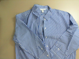 Blue striped shirt