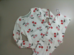 Children's costume with cherries, jacket and pants